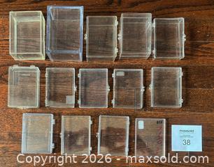 MaxSold Auction: Lot of 14 Gently Used Plastic Card Boxes - Ottawa (Ontario, Canada) SELLER MANAGED Downsizing Online Auction - Sandy Forest Place