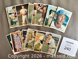 MaxSold Auction: Lot of 16 Mostly High Grade 1957 Topps Baseball Cards w / Al Kaline - Ottawa (Ontario, Canada) SELLER MANAGED Downsizing Online Auction - Sandy Forest Place