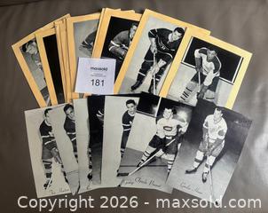 MaxSold Auction: Lot of 21 Lower Grade 1946-64 Group 2 Beehive Hockey Photos w / Howe, Mahovlich +++ - Ottawa (Ontario, Canada) SELLER MANAGED Downsizing Online Auction - Sandy Forest Place