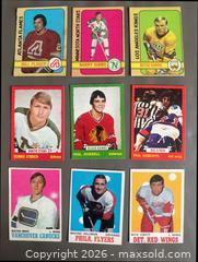 MaxSold Auction: Lot of 21 x NHL Hockey Cards 1970's w Lafleur, Dryden ++ - Ottawa (Ontario, Canada) SELLER MANAGED Downsizing Online Auction - Sandy Forest Place