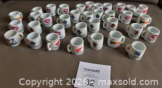 MaxSold Auction: Lot of 36 x Cup Crazy NHL Mini-Mugs  - Ottawa (Ontario, Canada) SELLER MANAGED Downsizing Online Auction - Sandy Forest Place