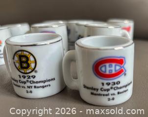 MaxSold Auction: Lot of 36 x Cup Crazy NHL Mini-Mugs  - Ottawa (Ontario, Canada) SELLER MANAGED Downsizing Online Auction - Sandy Forest Place