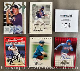 MaxSold Auction: Lot of 5 Autographed Montreal Expos Baseball Cards - Ottawa (Ontario, Canada) SELLER MANAGED Downsizing Online Auction - Sandy Forest Place