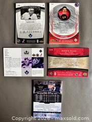 MaxSold Auction: Lot of 5 NHL Game Worn Jersey Patch Cards w / Felix Potvin, Goulet ++ - Ottawa (Ontario, Canada) SELLER MANAGED Downsizing Online Auction - Sandy Forest Place