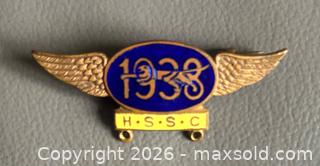 MaxSold Auction: Lot of 5 Vintage British + Canadian Hockey, Soccer + Football Metal Pins w .925 Sterling Silver - Ottawa (Ontario, Canada) SELLER MANAGED Downsizing Online Auction - Sandy Forest Place