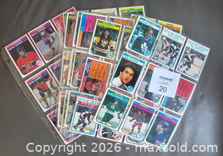MaxSold Auction: Lot of 69 x High Grade 1982-83 OPC Hockey Cards in Binder Pages - Ottawa (Ontario, Canada) SELLER MANAGED Downsizing Online Auction - Sandy Forest Place