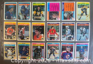 MaxSold Auction: Lot of 69 x High Grade 1982-83 OPC Hockey Cards in Binder Pages - Ottawa (Ontario, Canada) SELLER MANAGED Downsizing Online Auction - Sandy Forest Place