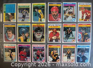 MaxSold Auction: Lot of 69 x High Grade 1982-83 OPC Hockey Cards in Binder Pages - Ottawa (Ontario, Canada) SELLER MANAGED Downsizing Online Auction - Sandy Forest Place