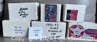 MaxSold Auction: Lot of 6  Near Complete Hockey Card Sets 1992 - 2002 - Ottawa (Ontario, Canada) SELLER MANAGED Downsizing Online Auction - Sandy Forest Place