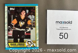 MaxSold Auction: Lot of 95 x 1989-90 Topps Hockey Cards w / Mario Lemieux  - Ottawa (Ontario, Canada) SELLER MANAGED Downsizing Online Auction - Sandy Forest Place