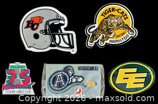 MaxSold Auction: Lot of CFL Stickers, Pocket Schedules, Decals +  - Ottawa (Ontario, Canada) SELLER MANAGED Downsizing Online Auction - Sandy Forest Place