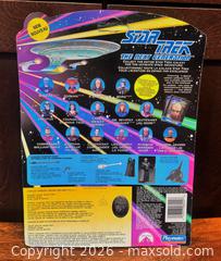 MaxSold Auction: Numbered 1993 Playmates STNG "Klingon Warrior Worf" Figure in Original Sealed Package  - Ottawa (Ontario, Canada) SELLER MANAGED Downsizing Online Auction - Sandy Forest Place