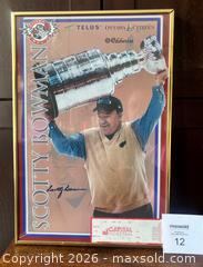 MaxSold Auction: Scotty Bowman Framed + Autographed Poster from 2006 w Original Ticket Stub for Signing Event - Ottawa (Ontario, Canada) SELLER MANAGED Downsizing Online Auction - Sandy Forest Place