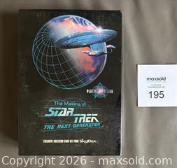 MaxSold Auction: Sealed 1994 Skybox "The Making of STNG" Platinum Edition Collector Card Set #'ed 9702/50000   - Ottawa (Ontario, Canada) SELLER MANAGED Downsizing Online Auction - Sandy Forest Place
