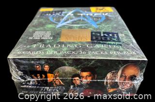 MaxSold Auction:  Skybox  Star Trek Edition 1994 "Edition" Sealed Wax Box / 36 Packs - Ottawa (Ontario, Canada) SELLER MANAGED Downsizing Online Auction - Sandy Forest Place