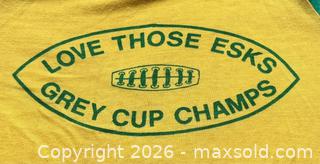 MaxSold Auction: Vintage 1970's CFL Saskatchewan Roughriders Short Sleeve Shirt  - Ottawa (Ontario, Canada) SELLER MANAGED Downsizing Online Auction - Sandy Forest Place