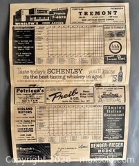 MaxSold Auction: 1953 Chicago White Sox Comiskey Park Souvenir Score Card / Program  - Ottawa (Ontario, Canada) SELLER MANAGED Downsizing Online Auction - Sandy Forest Place