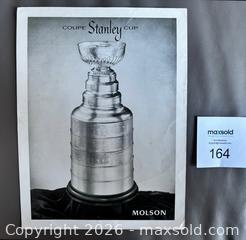 MaxSold Auction: 1953 Stanley Cup Molson Promotional Photo  - Ottawa (Ontario, Canada) SELLER MANAGED Downsizing Online Auction - Sandy Forest Place
