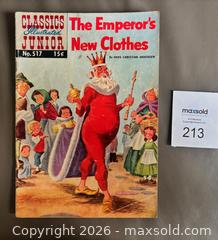 MaxSold Auction: 1955 Classics Illustrated Junior "The Emperor’s New Clothes" Comic # 517  - Ottawa (Ontario, Canada) SELLER MANAGED Downsizing Online Auction - Sandy Forest Place