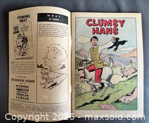 MaxSold Auction: 1960 Classics Illustrated Junior "Clumsy Hans" Comic # 566 - Ottawa (Ontario, Canada) SELLER MANAGED Downsizing Online Auction - Sandy Forest Place