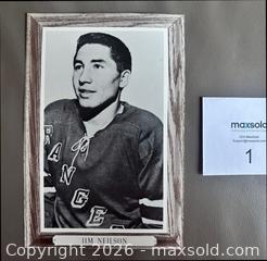 MaxSold Auction: 1964-67 Group 3 Beehive Hockey Jim Neilson New York Rangers - Ottawa (Ontario, Canada) SELLER MANAGED Downsizing Online Auction - Sandy Forest Place