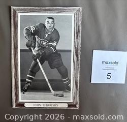 MaxSold Auction: 1964-67 Group 3 Beehive Hockey John Fergsuon Montreal Canadiens  - Ottawa (Ontario, Canada) SELLER MANAGED Downsizing Online Auction - Sandy Forest Place