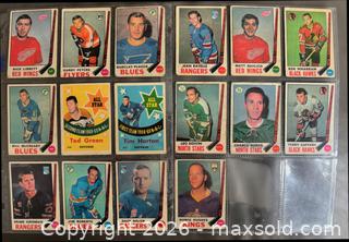 MaxSold Auction: 1968-69 + 1969-70 OPC Hockey Card Lot of 31  - Ottawa (Ontario, Canada) SELLER MANAGED Downsizing Online Auction - Sandy Forest Place