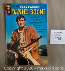 MaxSold Auction: 1968 Gold Key "Daniel Boone" Comic Book # 12 - Ottawa (Ontario, Canada) SELLER MANAGED Downsizing Online Auction - Sandy Forest Place