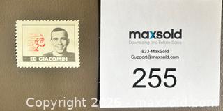 MaxSold Auction: 1969-70 OPC Ed Giacomin Stamp Insert - Ottawa (Ontario, Canada) SELLER MANAGED Downsizing Online Auction - Sandy Forest Place
