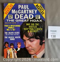 MaxSold Auction: 1969 Beatles Collector’s Edition Magazine “Paul McCartney is Dead - The Great Hoax”   - Ottawa (Ontario, Canada) SELLER MANAGED Downsizing Online Auction - Sandy Forest Place