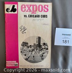 MaxSold Auction: 1969 Montreal Expos Home Program / Jarry Park - Ottawa (Ontario, Canada) SELLER MANAGED Downsizing Online Auction - Sandy Forest Place