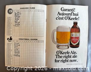 MaxSold Auction: 1969 Montreal Expos Home Program / Jarry Park - Ottawa (Ontario, Canada) SELLER MANAGED Downsizing Online Auction - Sandy Forest Place