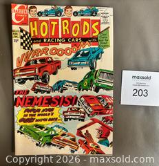 MaxSold Auction:  1970 Charlton "Hot Rods and Racing Cars" # 103 Comic Book - Ottawa (Ontario, Canada) SELLER MANAGED Downsizing Online Auction - Sandy Forest Place