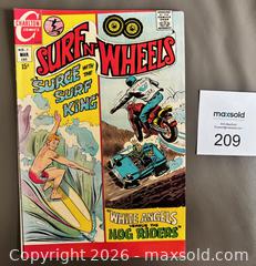 MaxSold Auction: 1970 Charlton "Surf n’ Wheels” # 3 Comic Book - Ottawa (Ontario, Canada) SELLER MANAGED Downsizing Online Auction - Sandy Forest Place