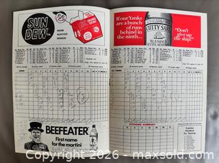 MaxSold Auction: 1973 New York Yankees Program / Yankee Stadium  - Ottawa (Ontario, Canada) SELLER MANAGED Downsizing Online Auction - Sandy Forest Place