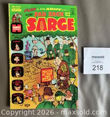 MaxSold Auction: 1975 Harvey "Sad Sack and the Sarge" Comic # 112 - Ottawa (Ontario, Canada) SELLER MANAGED Downsizing Online Auction - Sandy Forest Place