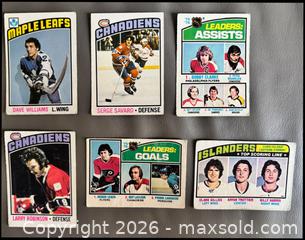MaxSold Auction: 1976-77 OPC Hockey Card Lot of 101 Cards - Ottawa (Ontario, Canada) SELLER MANAGED Downsizing Online Auction - Sandy Forest Place