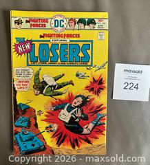 MaxSold Auction: 1976 D.C. "Our Fighting Forces Featuring The New Losers" # 166 Comic Book - Ottawa (Ontario, Canada) SELLER MANAGED Downsizing Online Auction - Sandy Forest Place