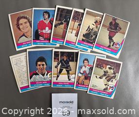 MaxSold Auction: 1977-78 OPC Hockey WHA Lot of 11 Cards  - Ottawa (Ontario, Canada) SELLER MANAGED Downsizing Online Auction - Sandy Forest Place