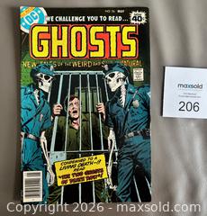 MaxSold Auction: 1979 D.C. "Ghosts" # 76 Comic Book - Ottawa (Ontario, Canada) SELLER MANAGED Downsizing Online Auction - Sandy Forest Place