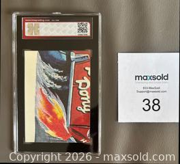 MaxSold Auction: 1980 Topps Weird Wheels Sticker Graded KSA 7 NEAR MINT - Ottawa (Ontario, Canada) SELLER MANAGED Downsizing Online Auction - Sandy Forest Place