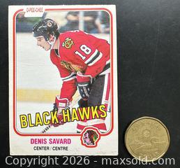 MaxSold Auction: 1981-82 OPC Hockey  # 63 Denis Savard Rookie Card - Ottawa (Ontario, Canada) SELLER MANAGED Downsizing Online Auction - Sandy Forest Place