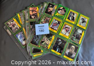 MaxSold Auction: 1981 OPC Raiders of the Lost Ark Trading Card Complete Set of 88 in Binder Pages  - Ottawa (Ontario, Canada) SELLER MANAGED Downsizing Online Auction - Sandy Forest Place