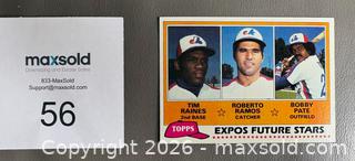 MaxSold Auction:  1981 Topps Baseball Tim Raines Rookie Card / High Grade - Ottawa (Ontario, Canada) SELLER MANAGED Downsizing Online Auction - Sandy Forest Place