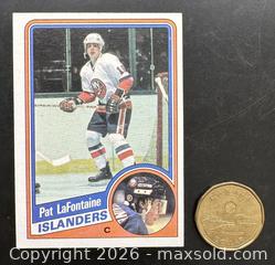 MaxSold Auction: 1984-85 Topps Hockey  # 96 Pat Lafontaine Rookie Card - Ottawa (Ontario, Canada) SELLER MANAGED Downsizing Online Auction - Sandy Forest Place