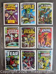 MaxSold Auction: 1984 Marvel First Issue Covers Superheroes Complete Set of 60  in Binder Pages - Ottawa (Ontario, Canada) SELLER MANAGED Downsizing Online Auction - Sandy Forest Place