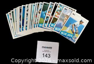 MaxSold Auction: 1985 Topps Toronto Blue Jays Team Set of 26 Cards / High Grade - Ottawa (Ontario, Canada) SELLER MANAGED Downsizing Online Auction - Sandy Forest Place