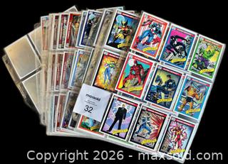 MaxSold Auction: 1990 Impel Marvel Cards Complete Set of 162 in Binder Pages - Ottawa (Ontario, Canada) SELLER MANAGED Downsizing Online Auction - Sandy Forest Place