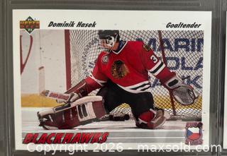 MaxSold Auction:  1991-92 Upper Deck Hockey Euro Stars Insert Set of 18 in Binder Pages - Ottawa (Ontario, Canada) SELLER MANAGED Downsizing Online Auction - Sandy Forest Place