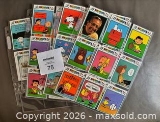 MaxSold Auction: 1991 “Peanuts By Schulz” Complete Card Set of 33 in Binder Pages  - Ottawa (Ontario, Canada) SELLER MANAGED Downsizing Online Auction - Sandy Forest Place